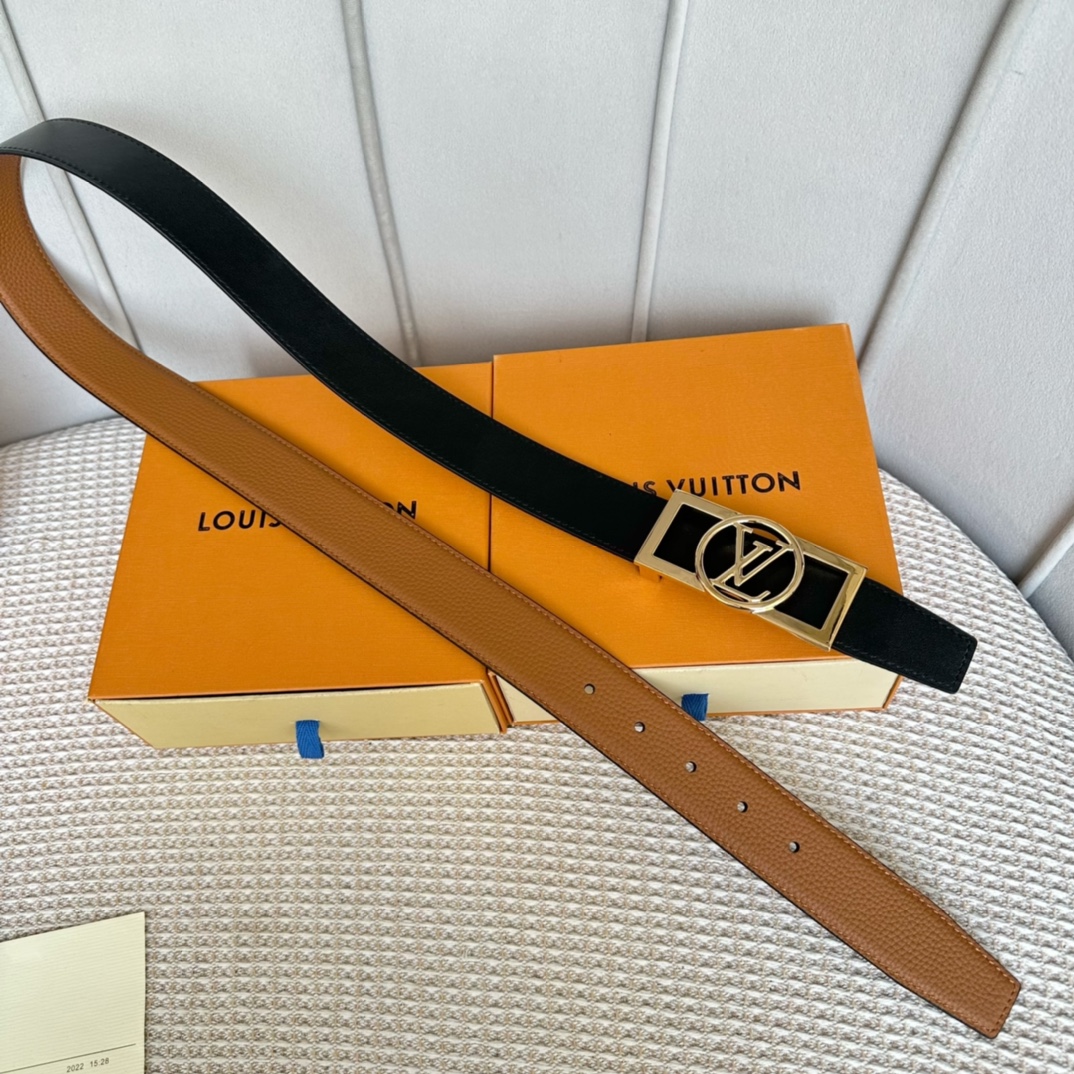 Louis Vuitton Basic Belt 35mm-l-s-m