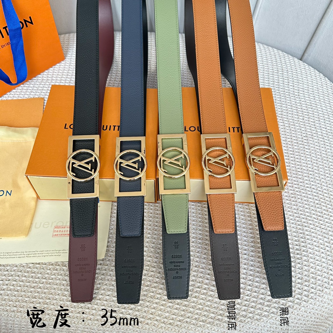 Louis Vuitton Basic Belt 35mm-l-s-m