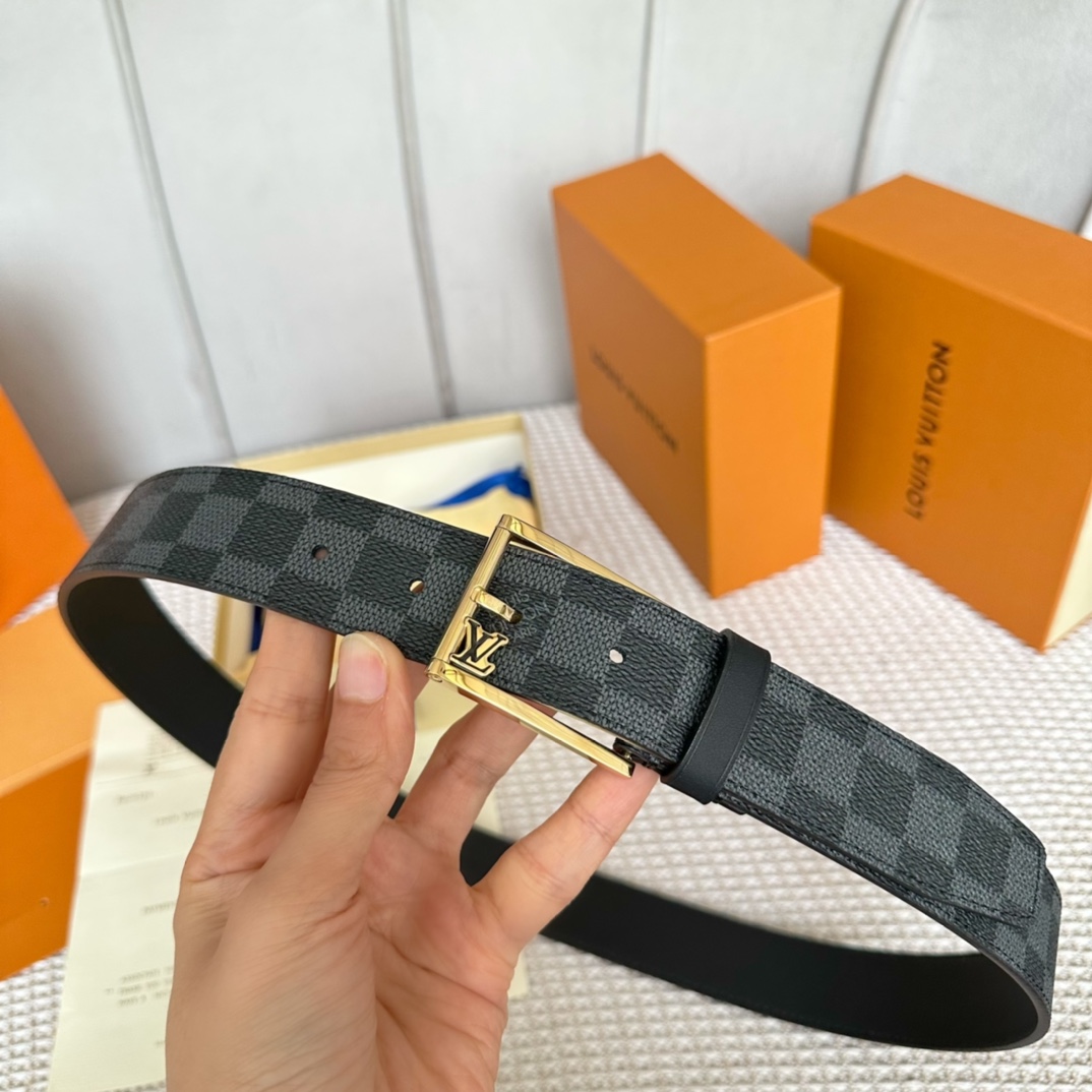 Louis Vuitton Basic Belt Cow Leather 35mm