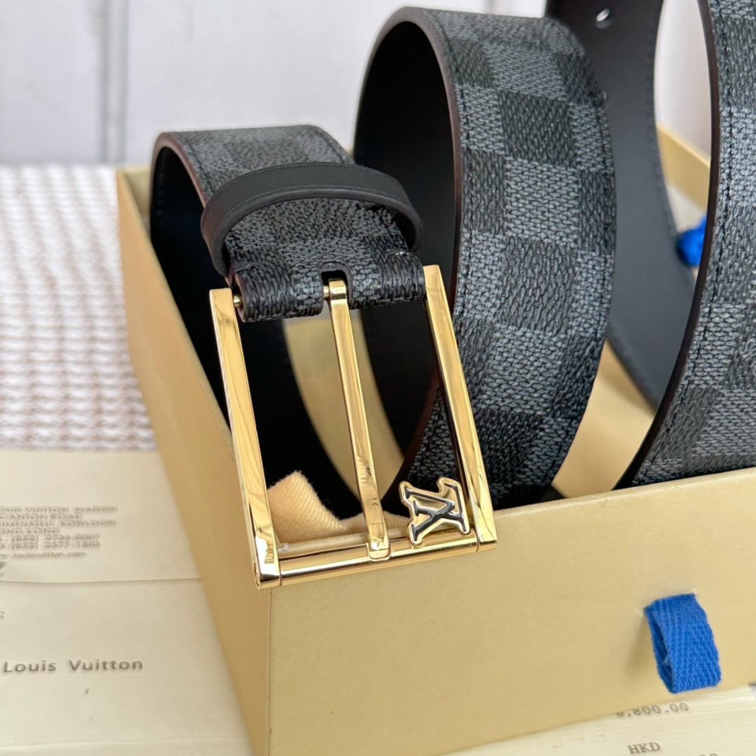 Louis Vuitton Basic Belt Cow Leather 35mm