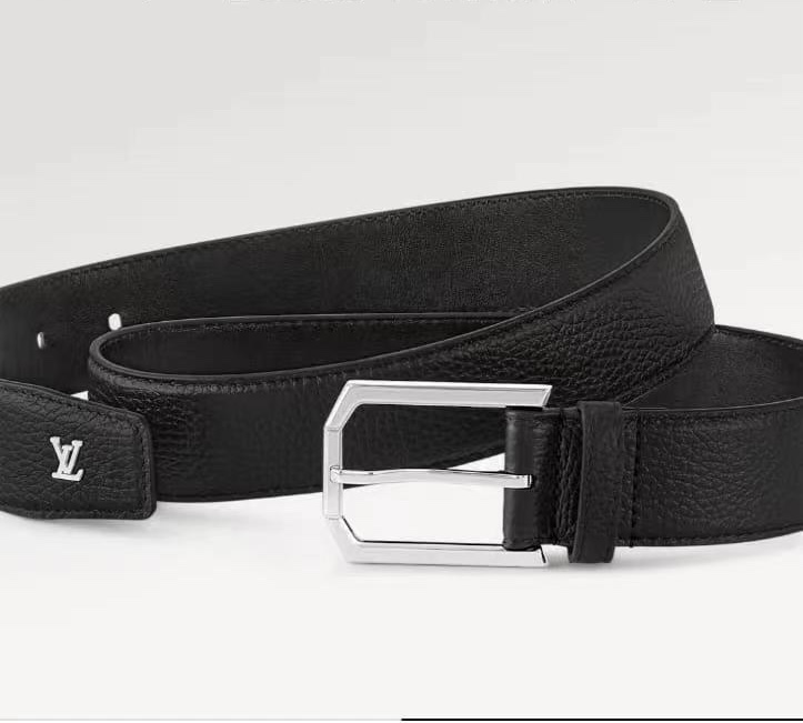 Louis Vuitton Male Basic Belt Cow Leather 35mm