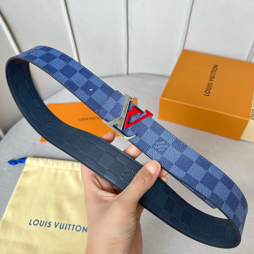 Louis Vuitton Basic Belt Cow Leather 40mm-m-l