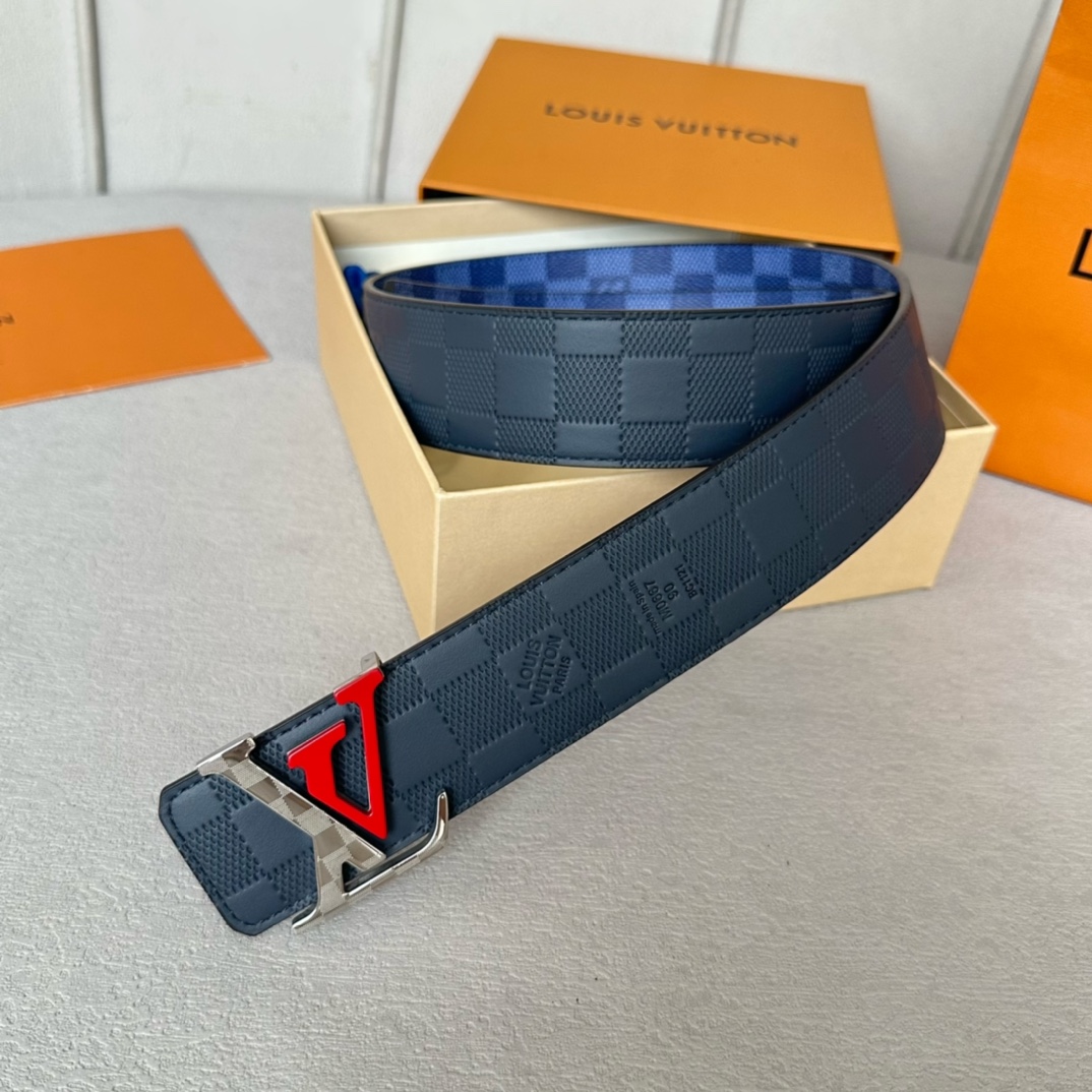 Louis Vuitton Basic Belt Cow Leather 40mm-m-l