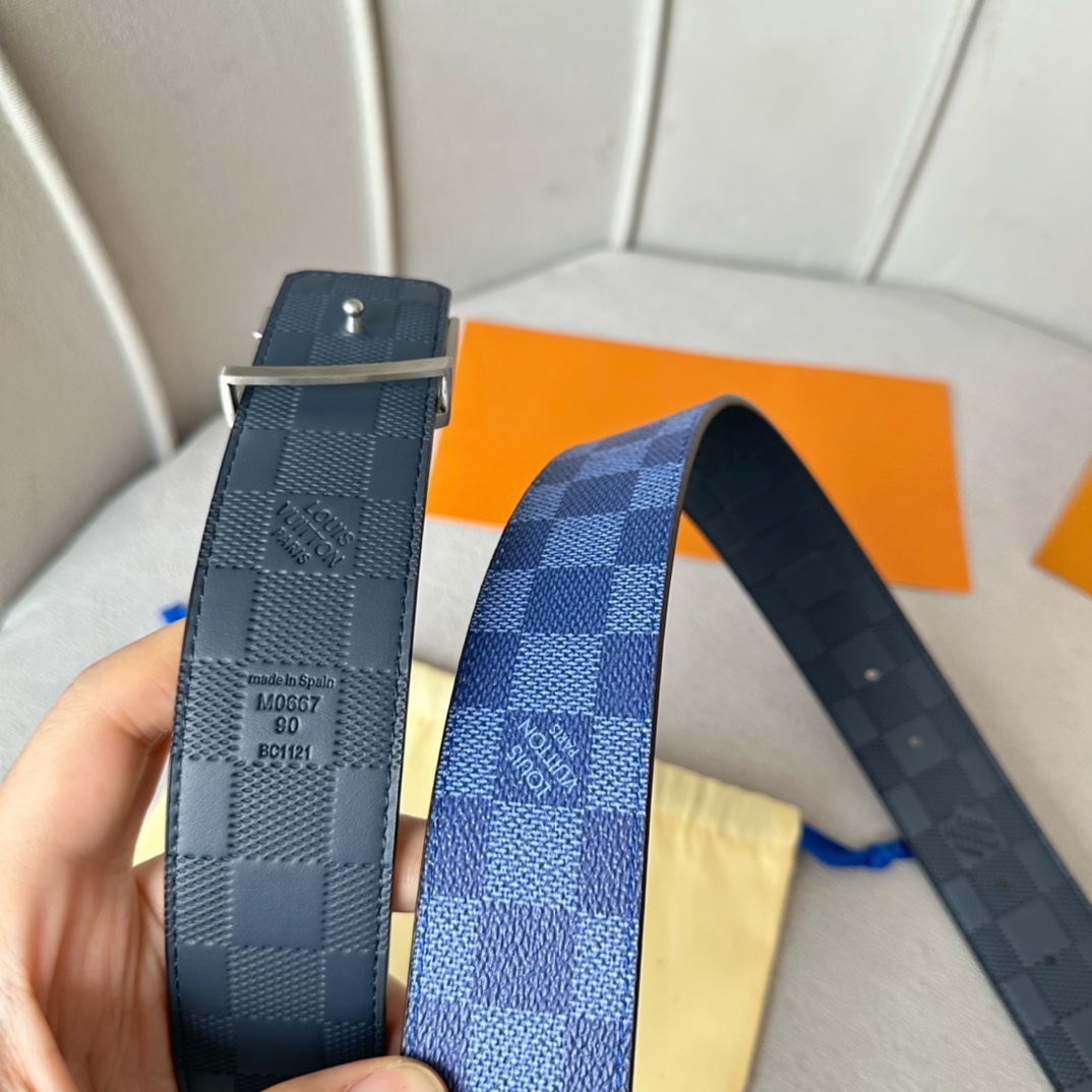 Louis Vuitton Basic Belt Cow Leather 40mm-m-l