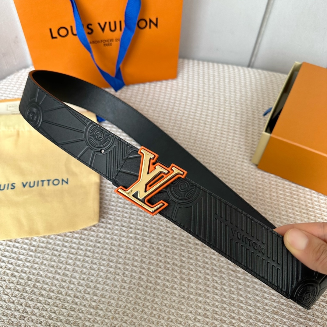 Louis Vuitton Basic Belt Cow Leather 40mm-m-l