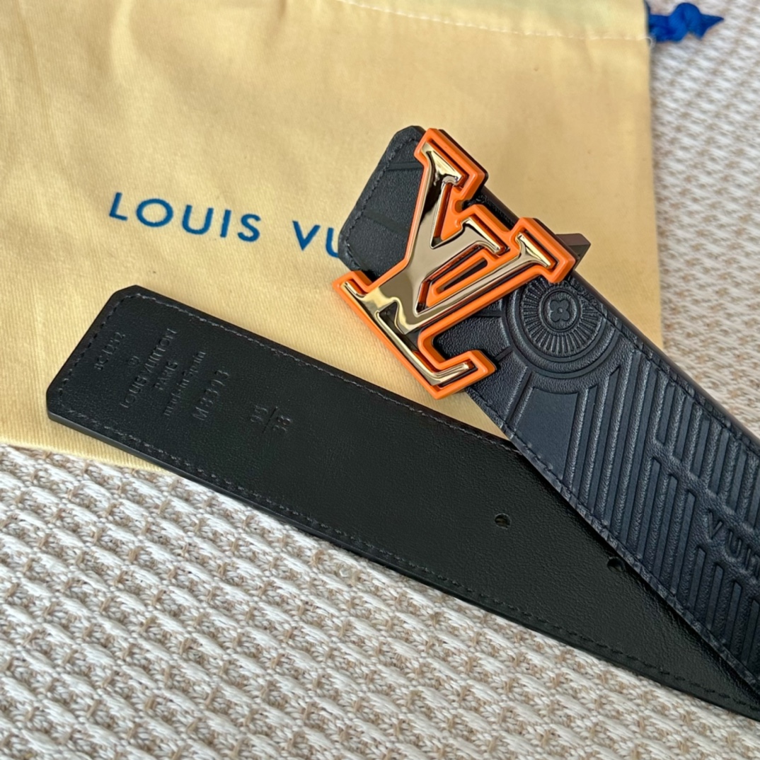 Louis Vuitton Basic Belt Cow Leather 40mm-m-l