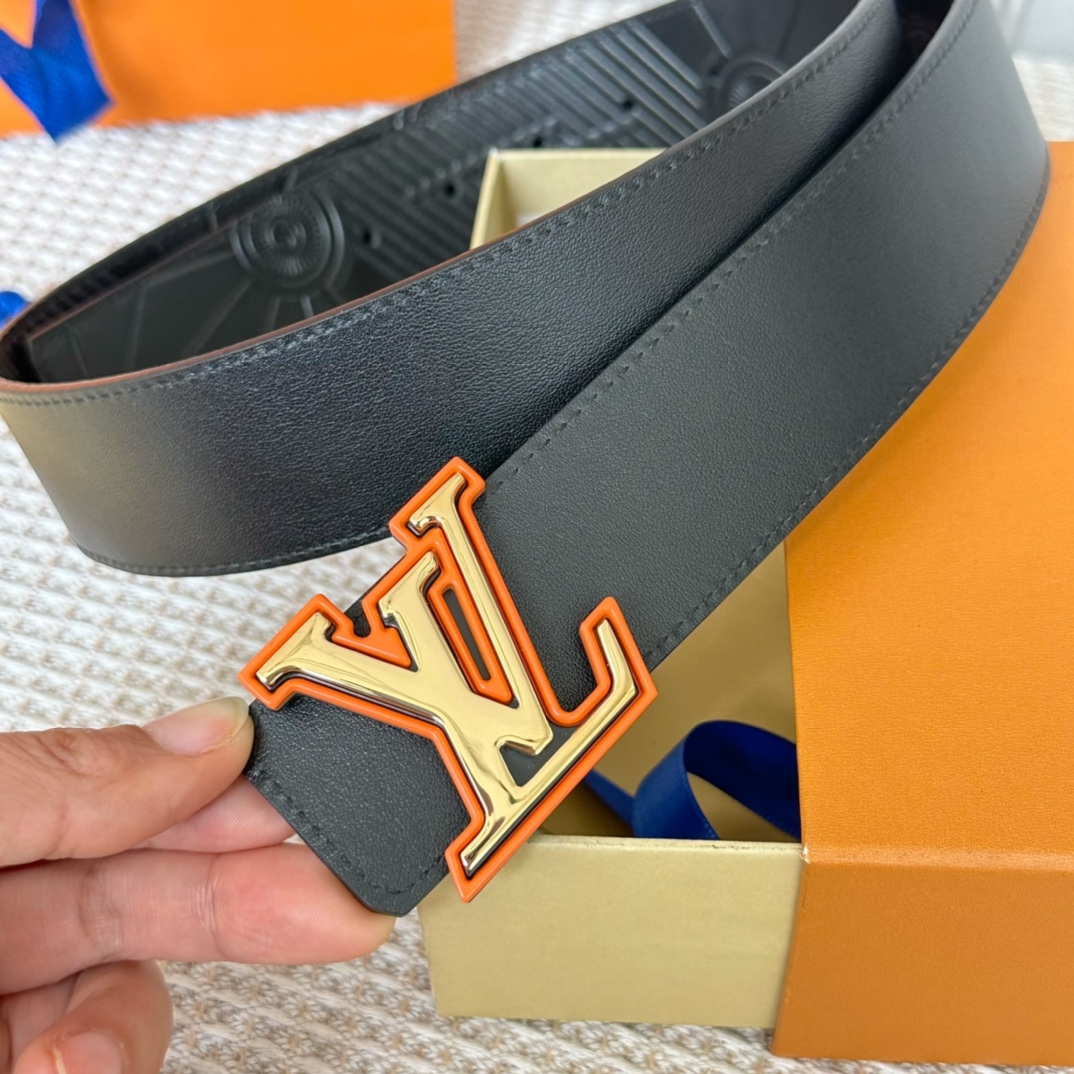 Louis Vuitton Basic Belt Cow Leather 40mm-m-l