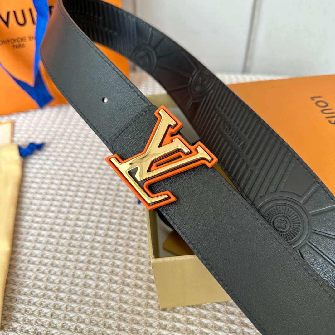 Louis Vuitton Basic Belt Cow Leather 40mm-m-l