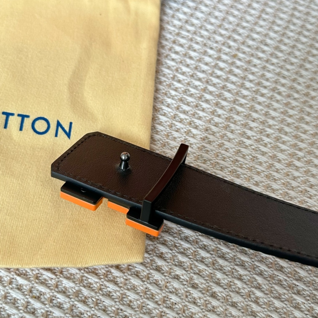 Louis Vuitton Basic Belt Cow Leather 40mm-m-l
