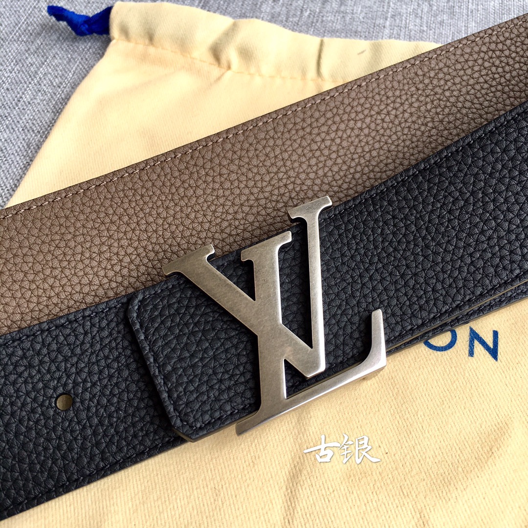 Louis Vuitton Male Leather Belt M-l
