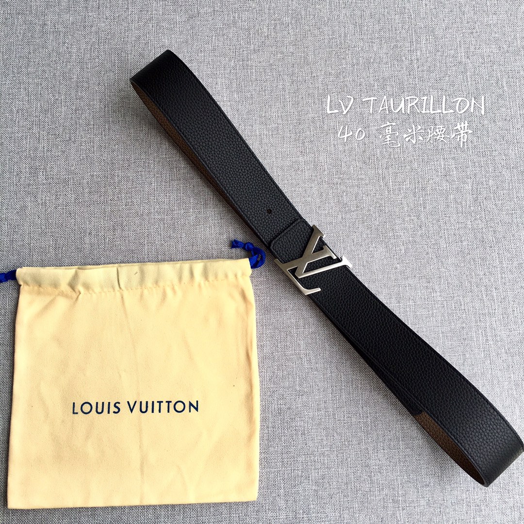 Louis Vuitton Male Leather Belt M-l