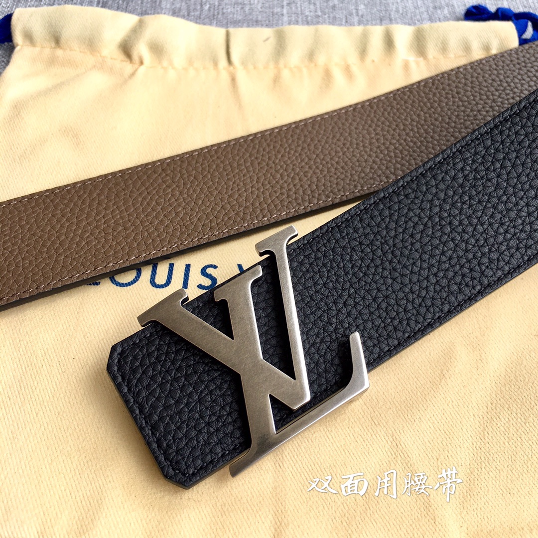 Louis Vuitton Male Leather Belt M-l