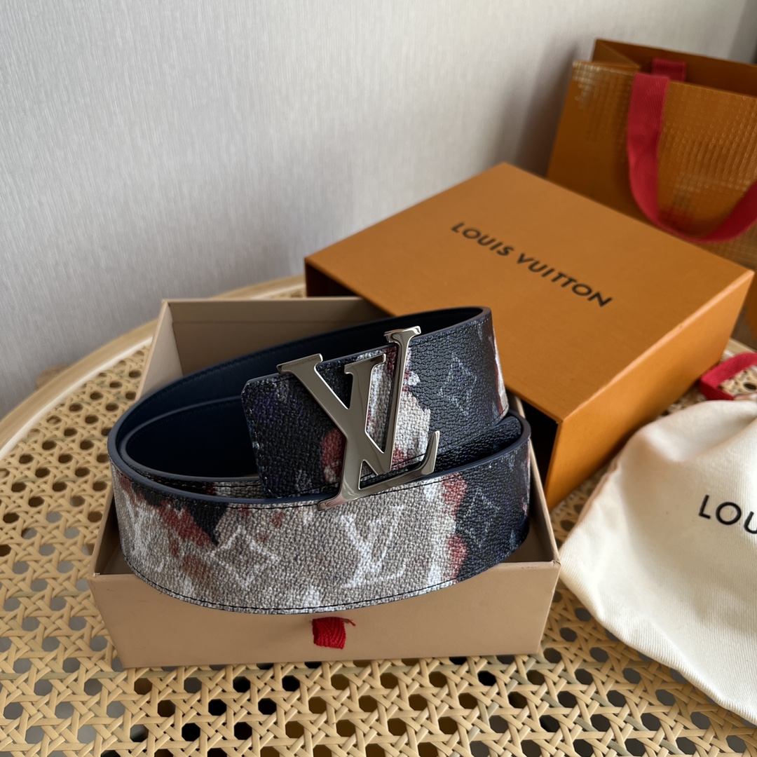 Louis Vuitton Male Basic Belt Cow Leather M