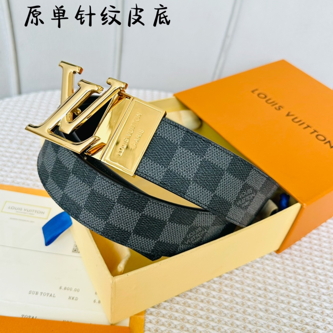 Louis Vuitton Basic Belt Cow Leather M