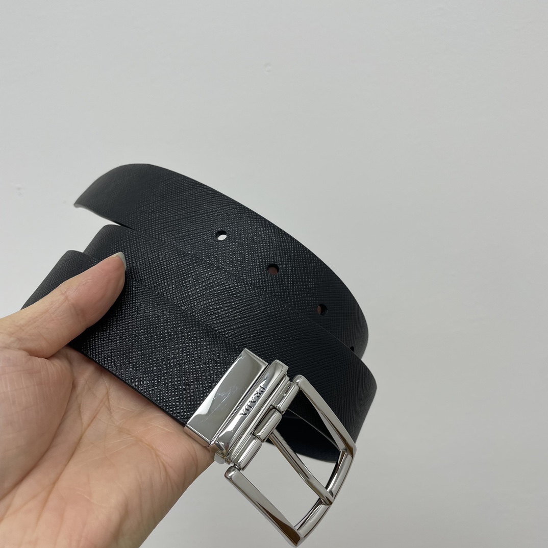 Prada Male Leather Belt