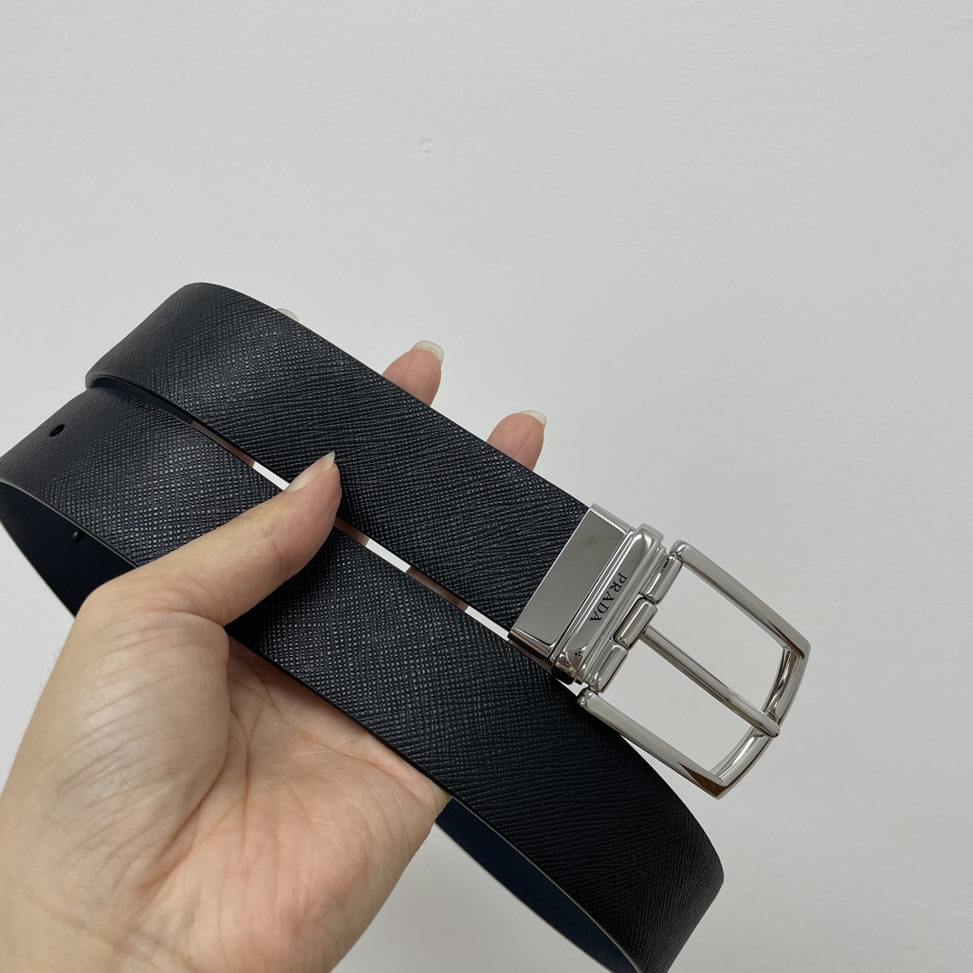 Prada Male Leather Belt
