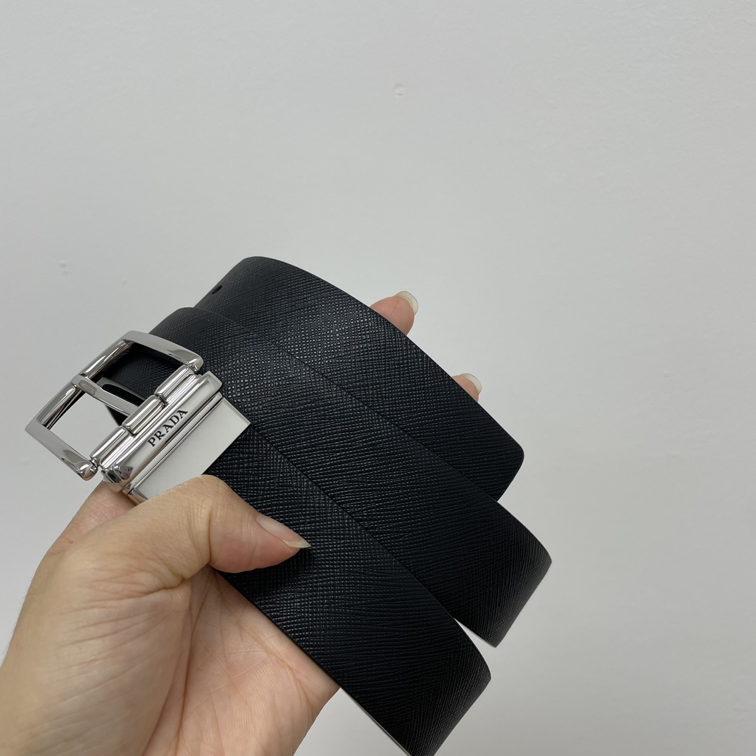 Prada Male Leather Belt