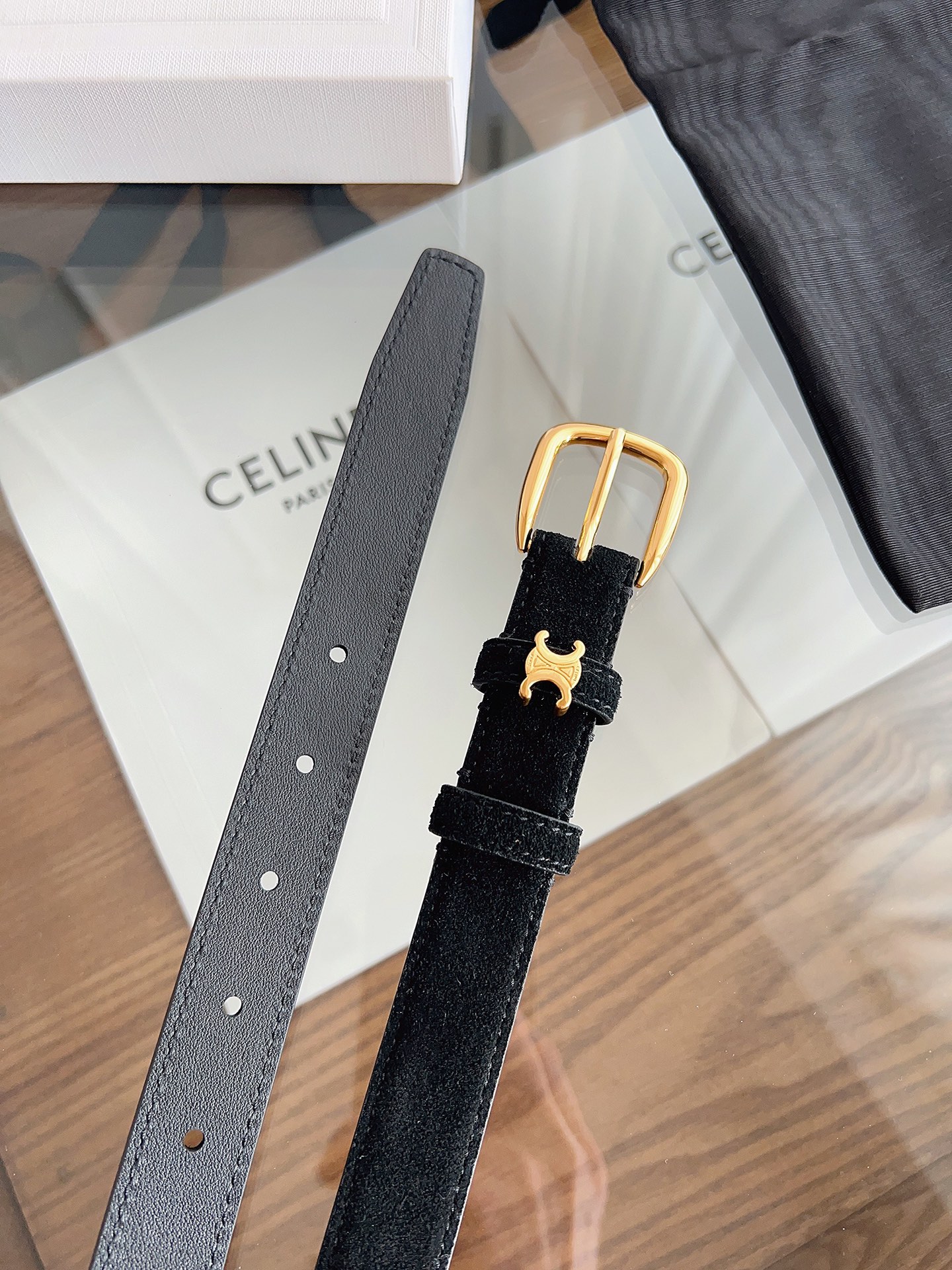 Celine Female Basic Belt Cow Leather M-l