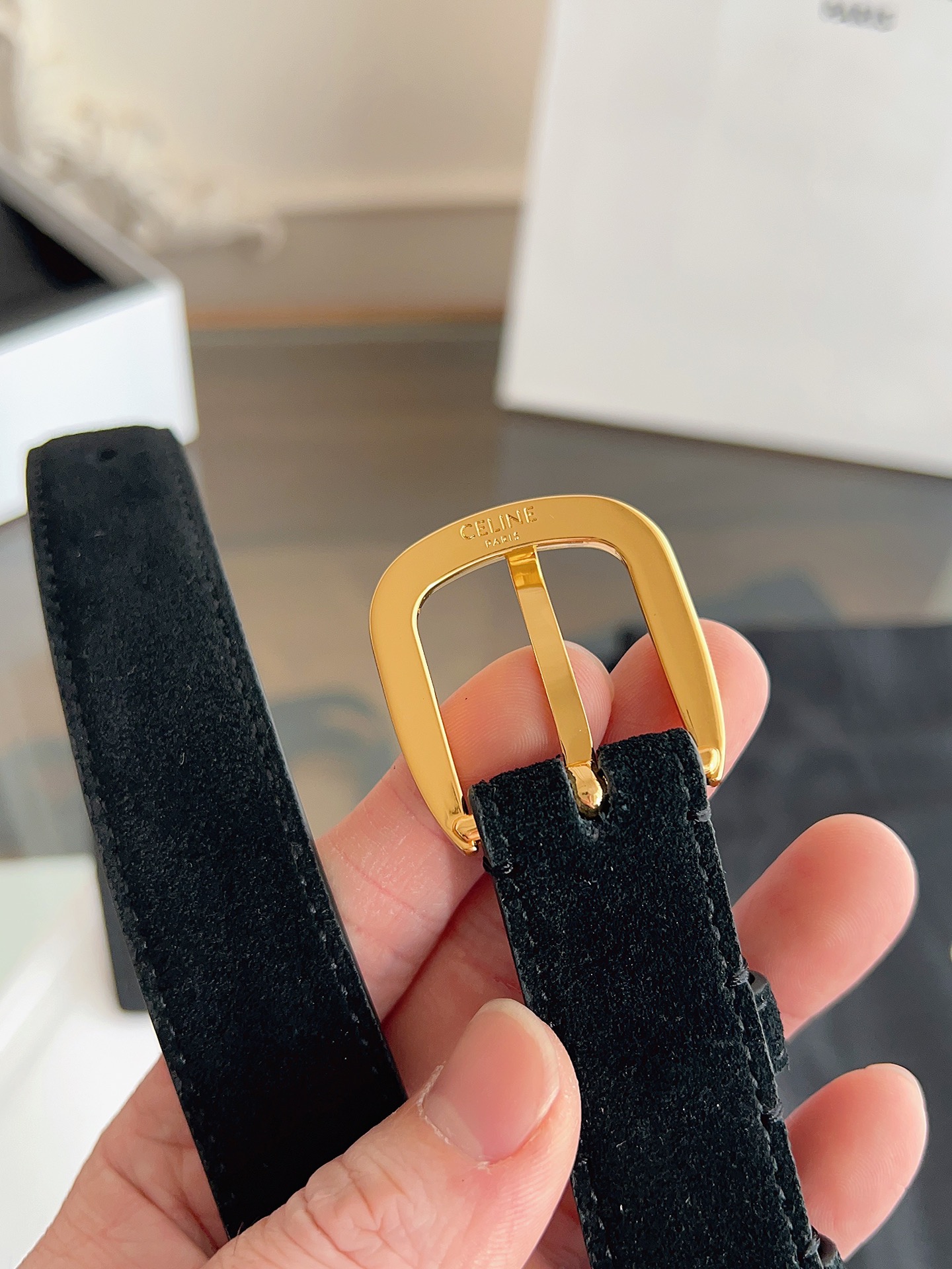 Celine Female Basic Belt Cow Leather M-l