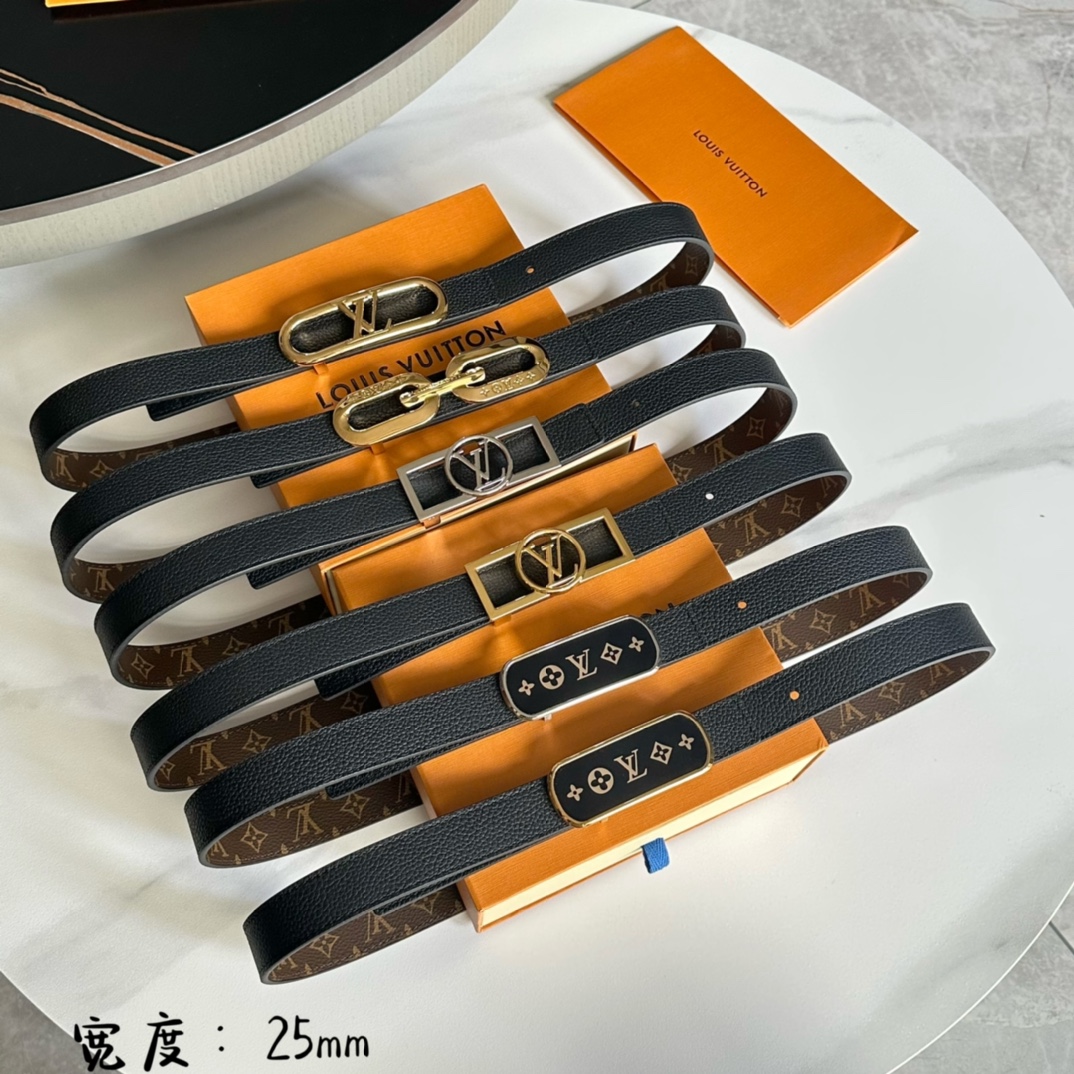 Female Basic Belt Cow Leather