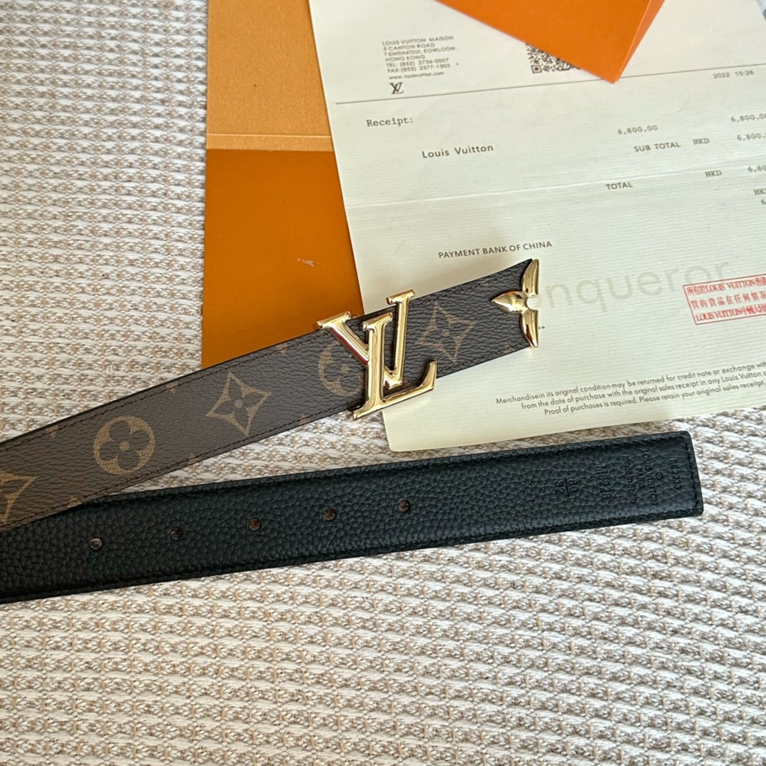 Louis Vuitton Female Basic Belt M