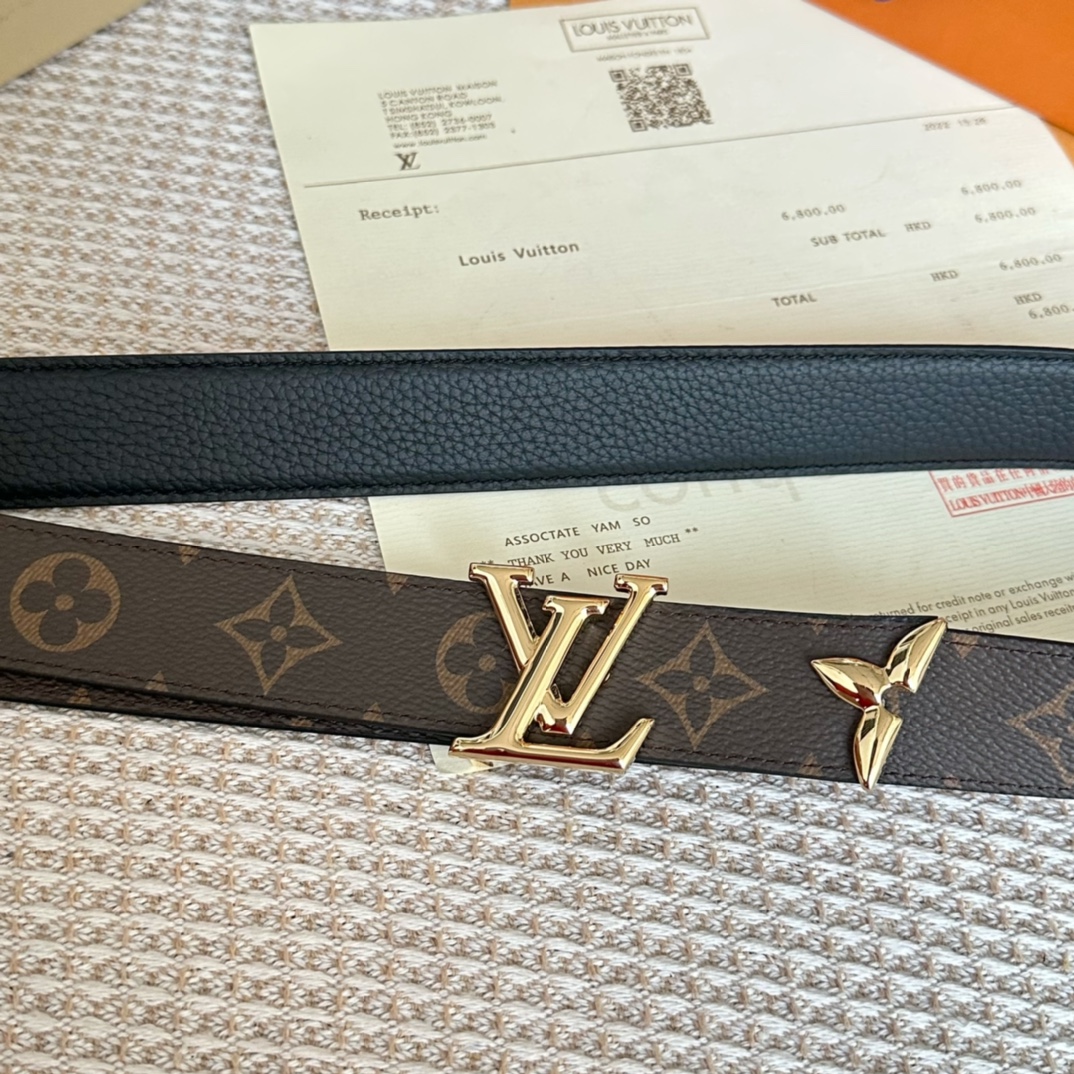 Louis Vuitton Female Basic Belt M