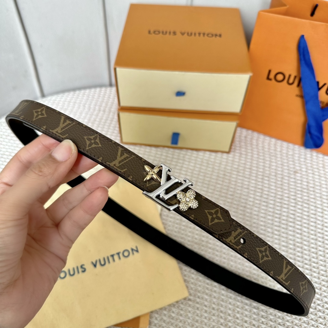 Louis Vuitton Female Basic Belt Cow Leather S-m