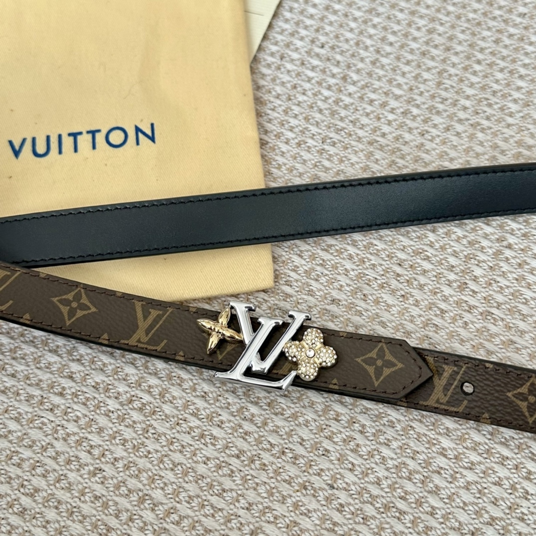 Louis Vuitton Female Basic Belt Cow Leather S-m