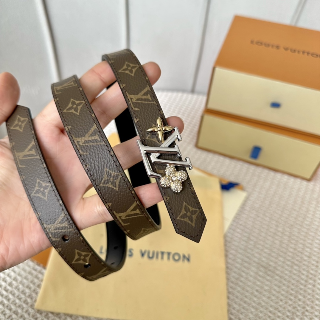 Louis Vuitton Female Basic Belt Cow Leather S-m
