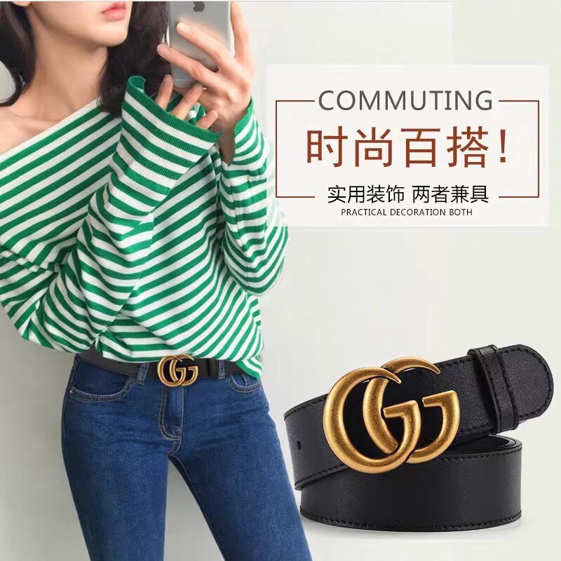 Gucci Female Basic Belt Cow Leather M