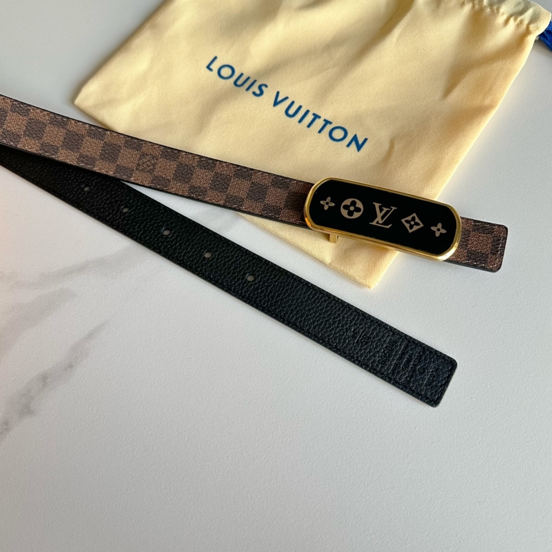 Louis Vuitton Female Basic Belt Cow Leather L