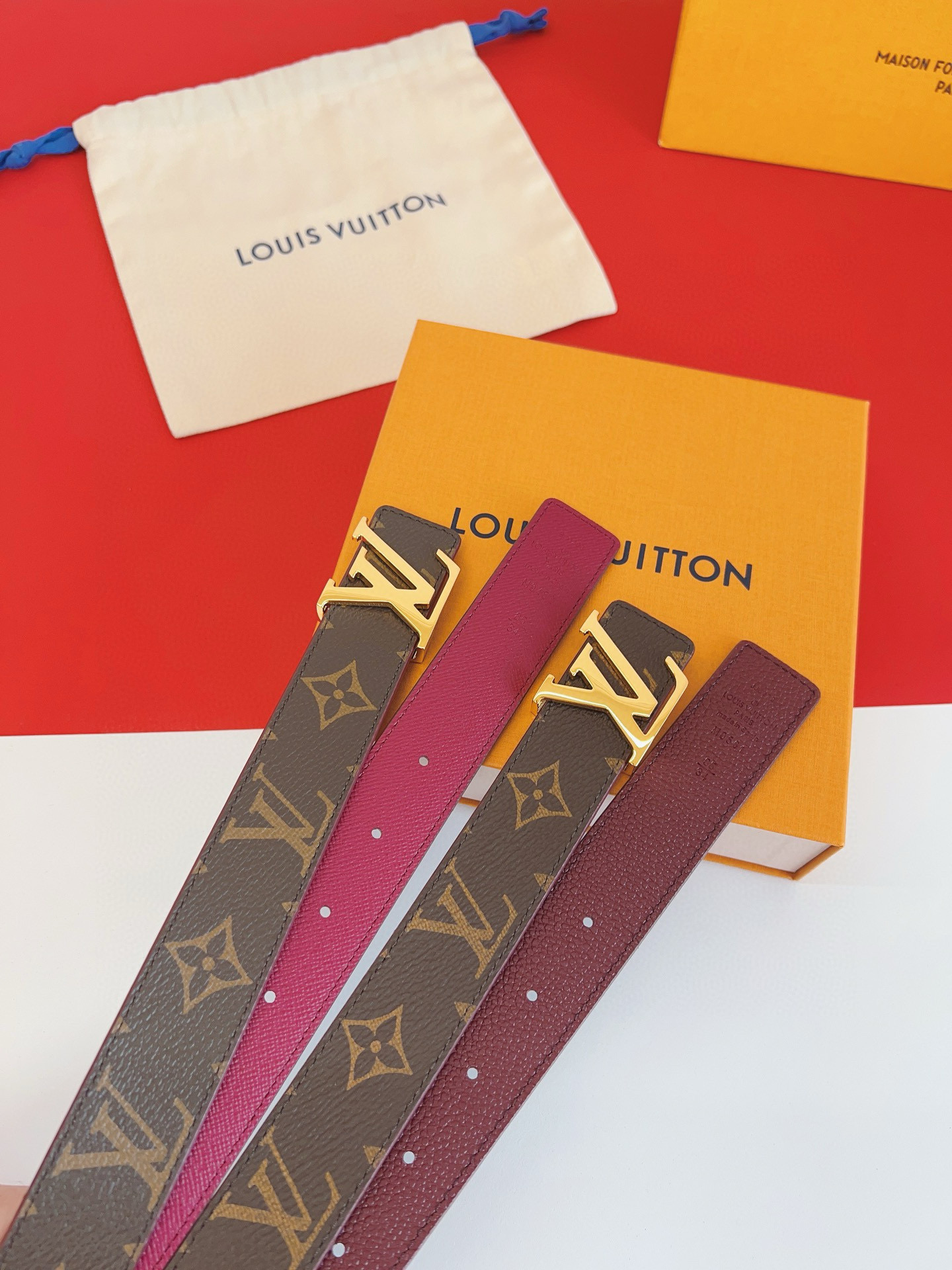 Louis Vuitton Female Basic Belt Cow Leather L