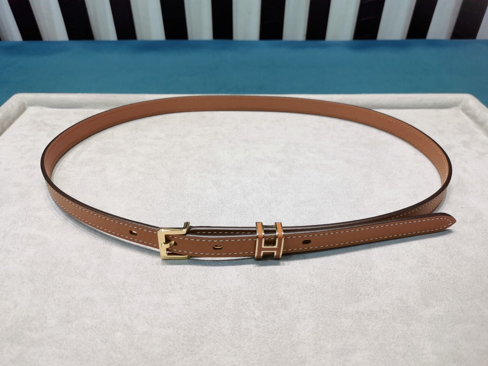 Hermès Female Leather Belt Cow Leather S-m