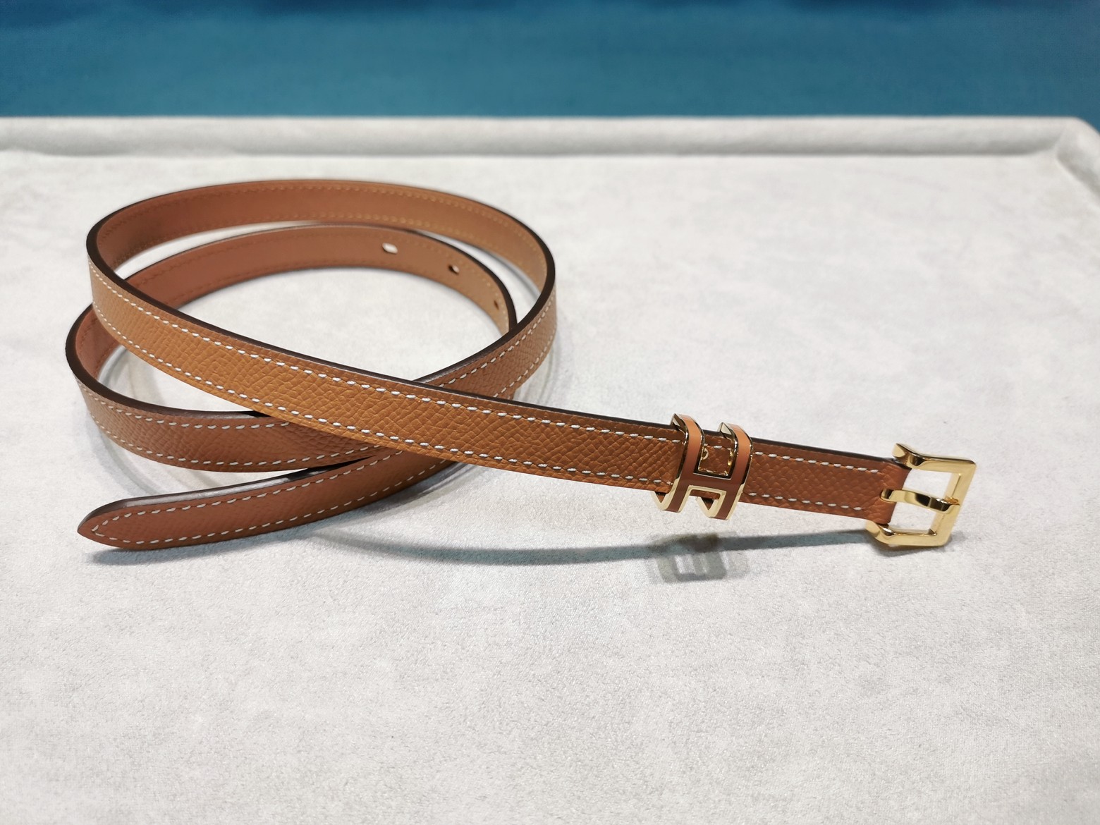 Hermès Female Leather Belt Cow Leather S-m