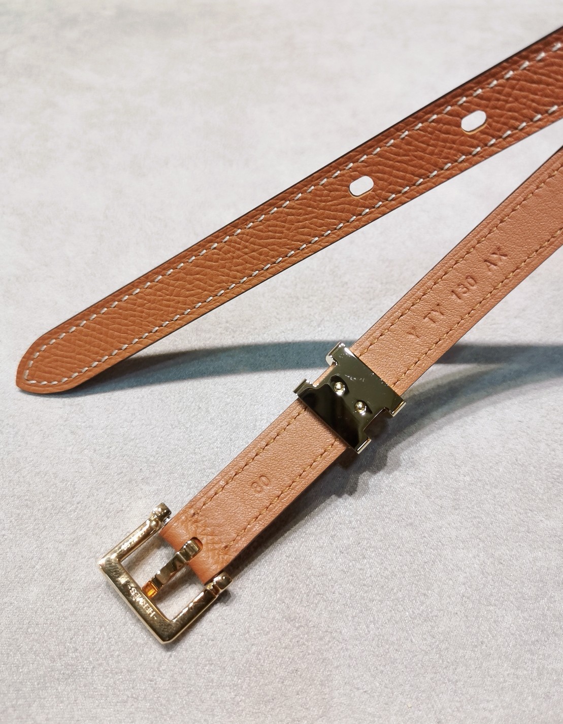 Hermès Female Leather Belt Cow Leather S-m