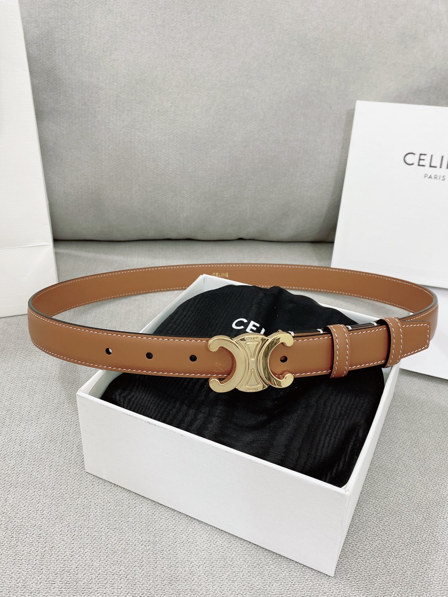 Celine Female Basic Belt Cow Leather M-l