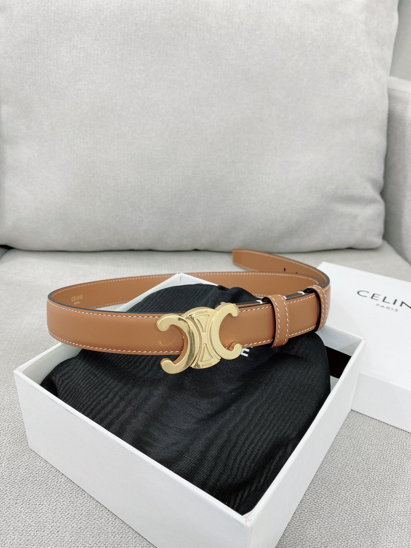 Celine Female Basic Belt Cow Leather M-l