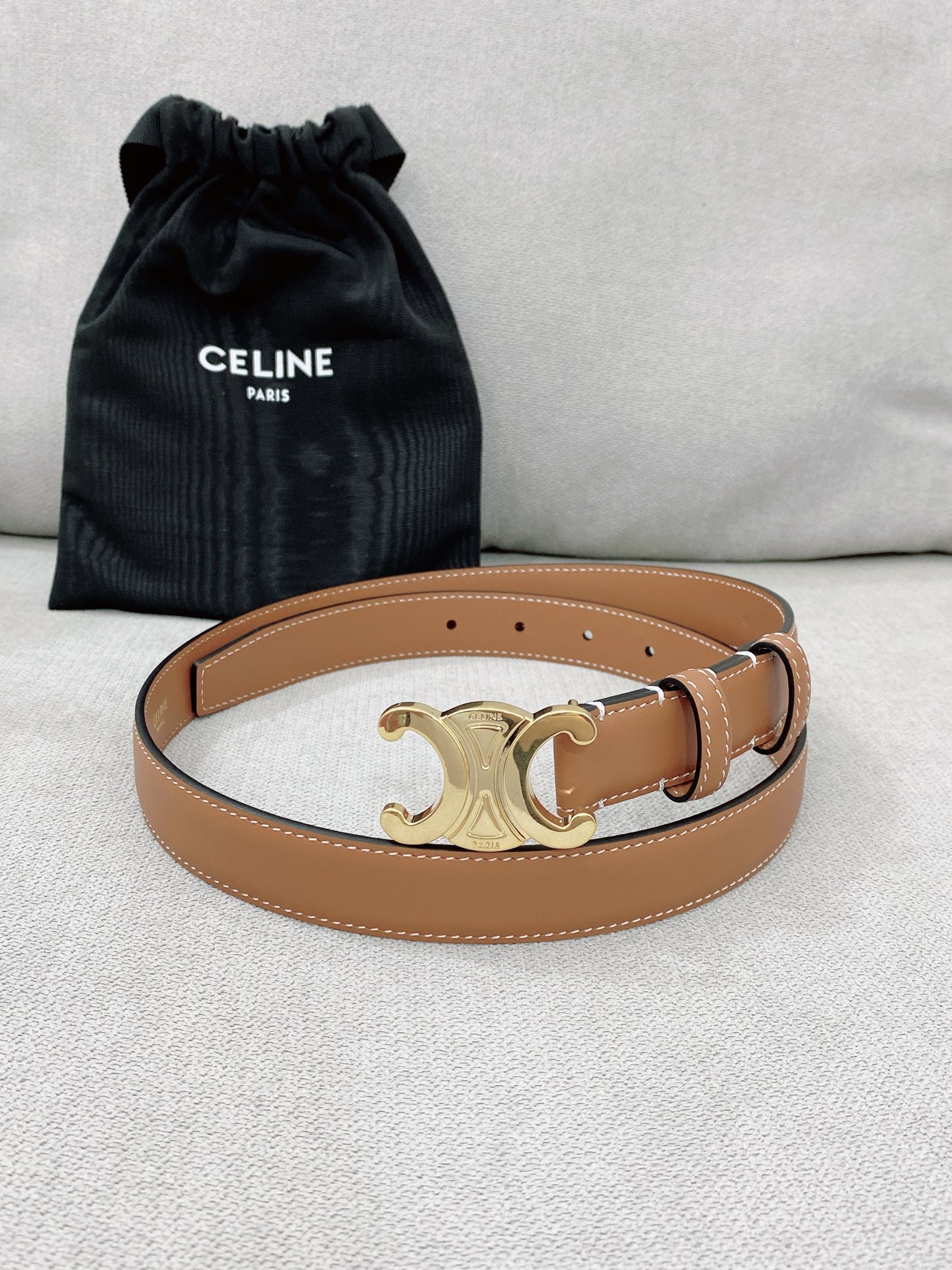 Celine Female Basic Belt Cow Leather M-l