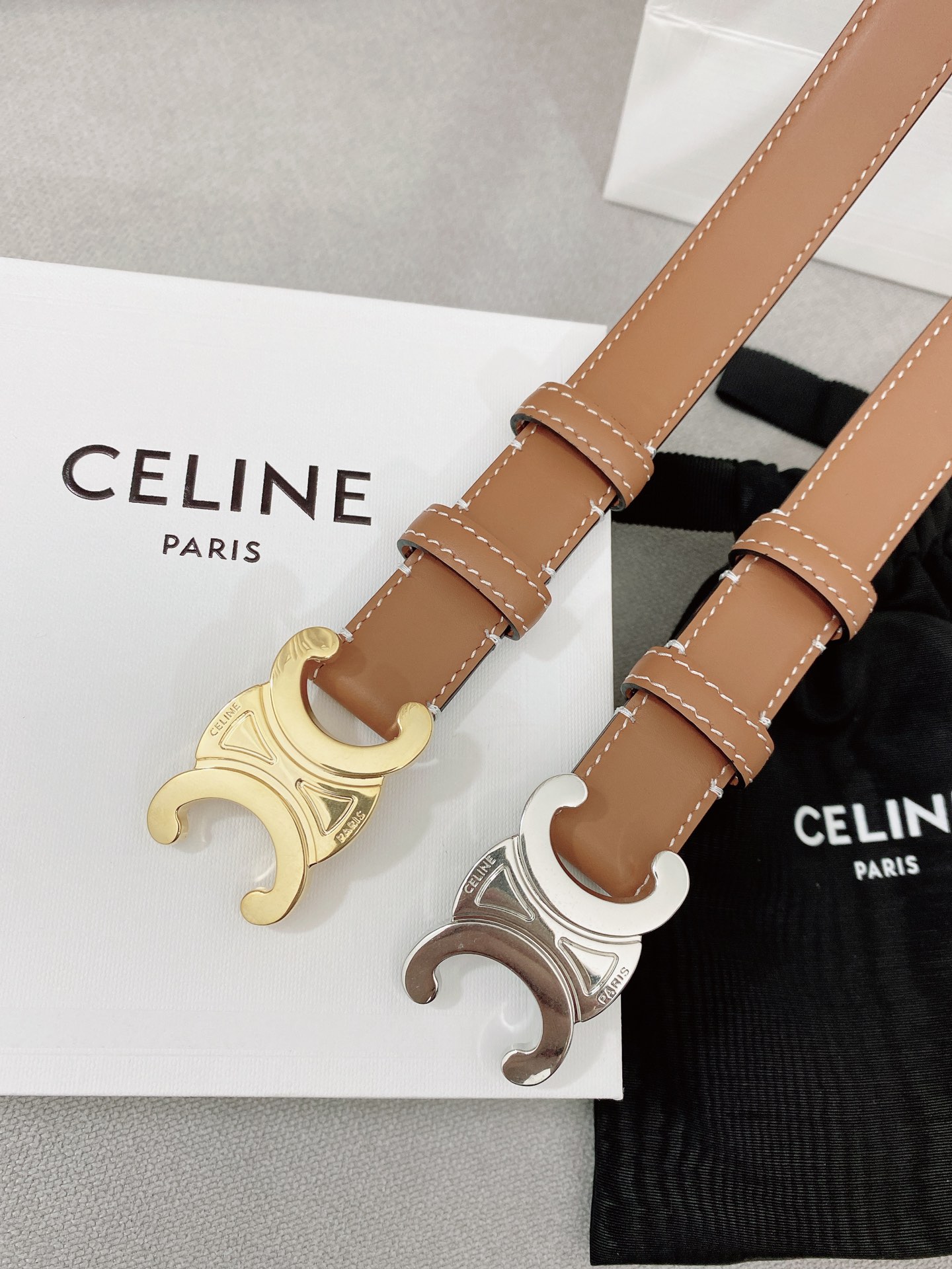 Celine Female Basic Belt Cow Leather M-l