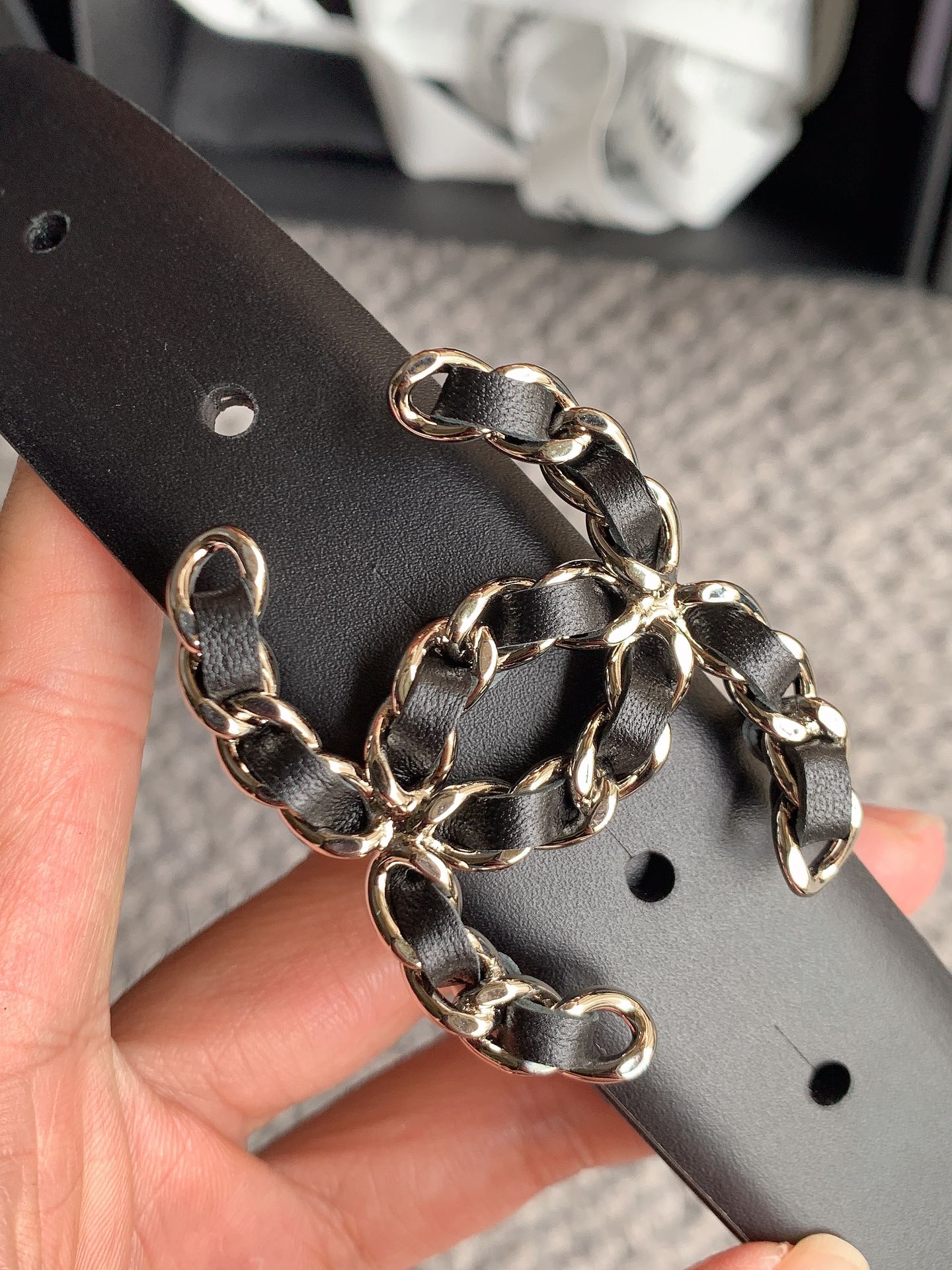 Chanel Female Basic Belt Cow Leather L