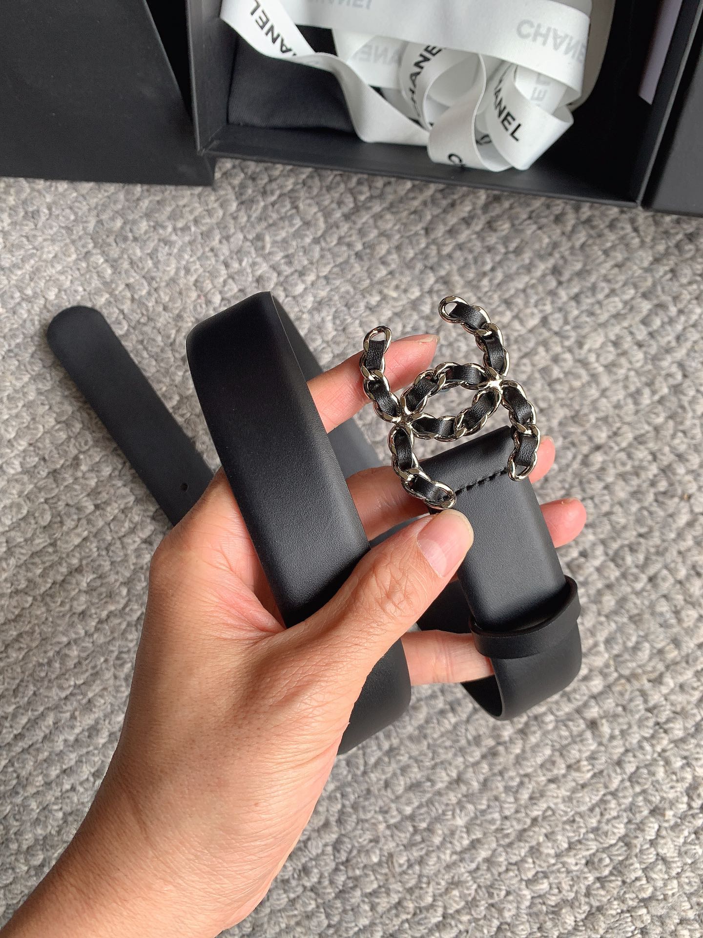 Chanel Female Basic Belt Cow Leather L