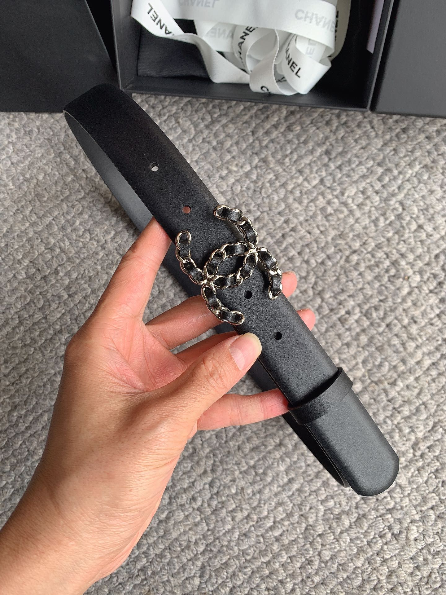 Chanel Female Basic Belt Cow Leather L