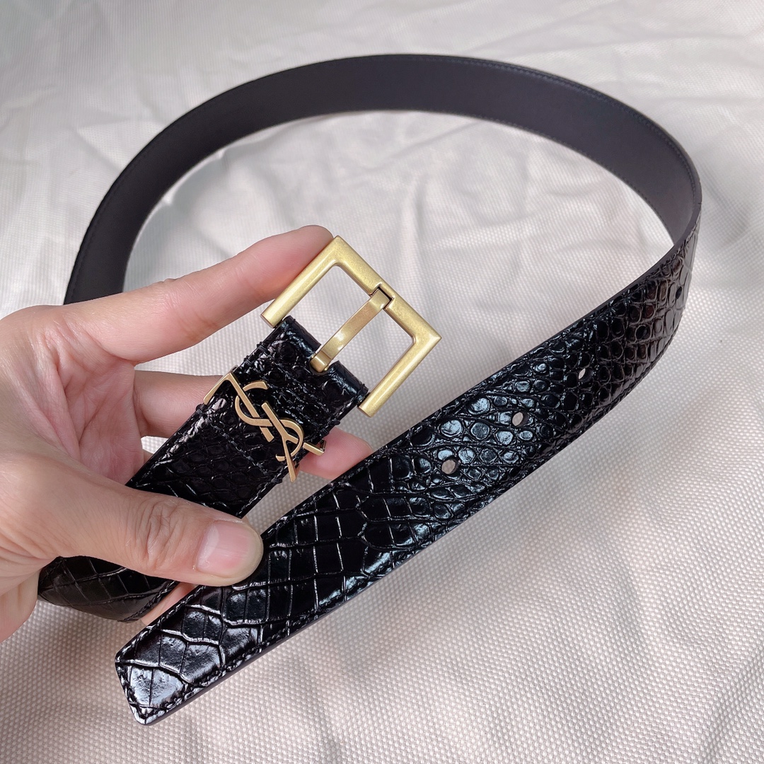 Female Leather Belt Top Grain Leather M