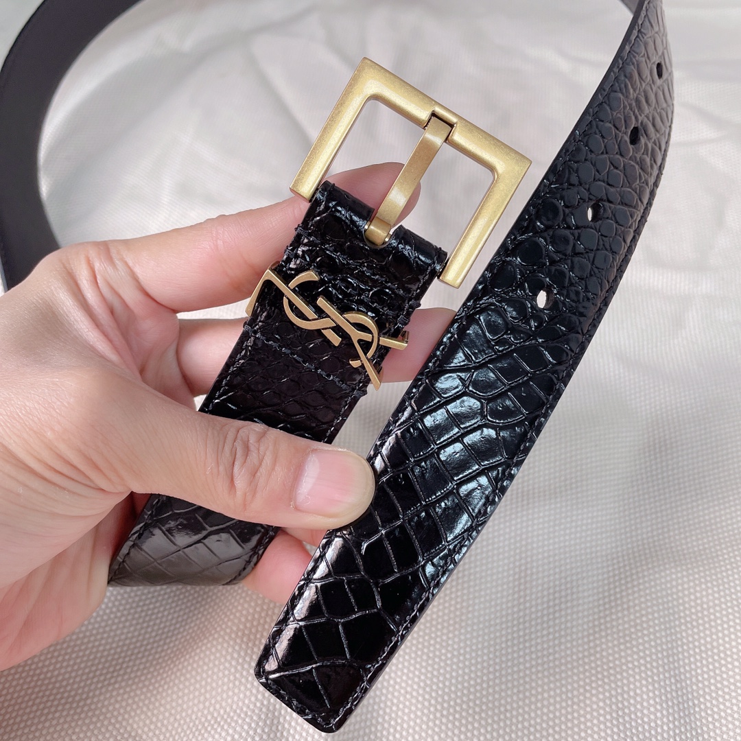 Female Leather Belt Top Grain Leather M