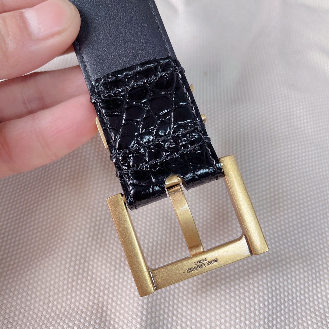 Female Leather Belt Top Grain Leather M