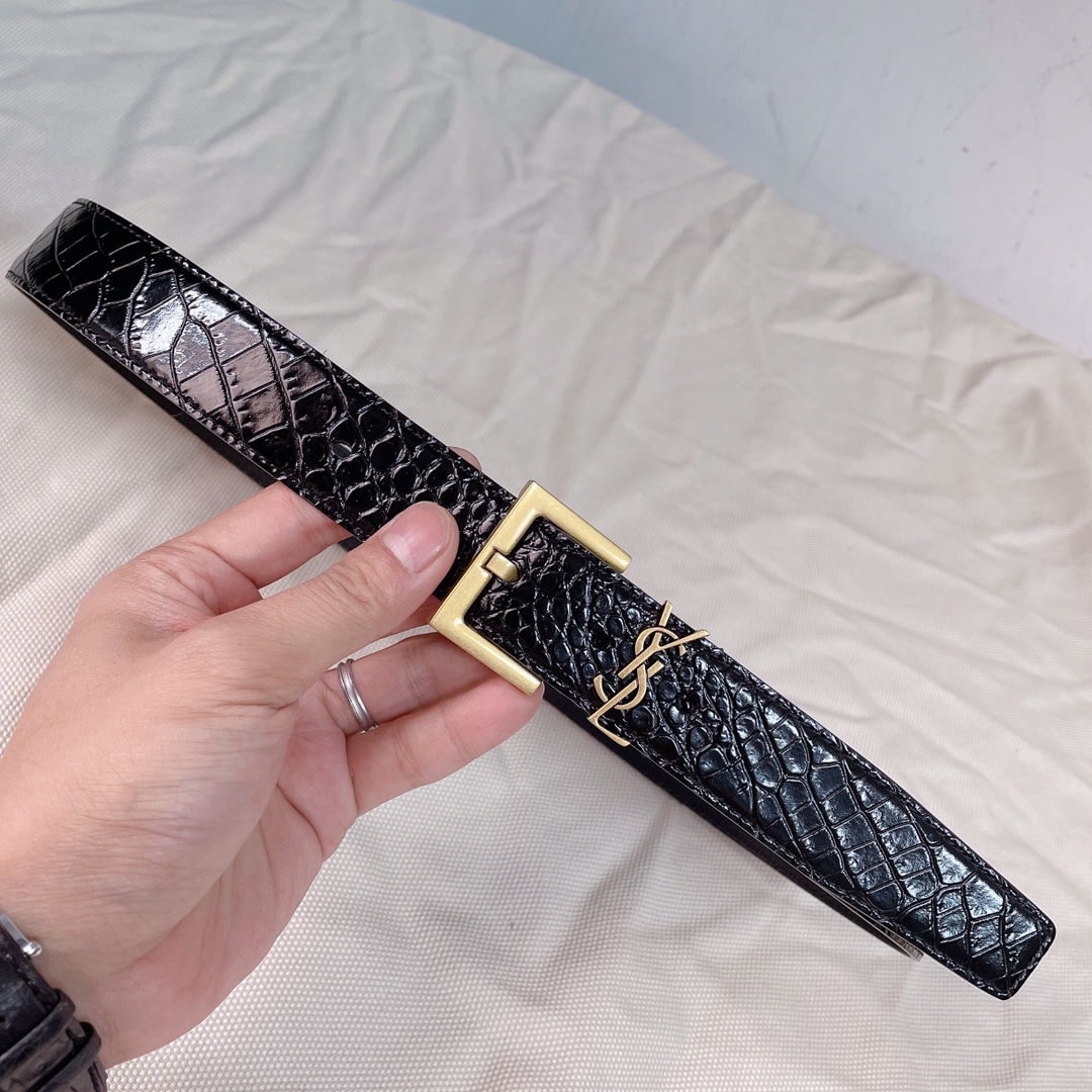 Female Leather Belt Top Grain Leather M
