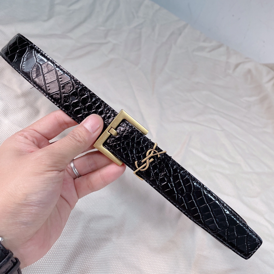 Female Leather Belt Top Grain Leather M