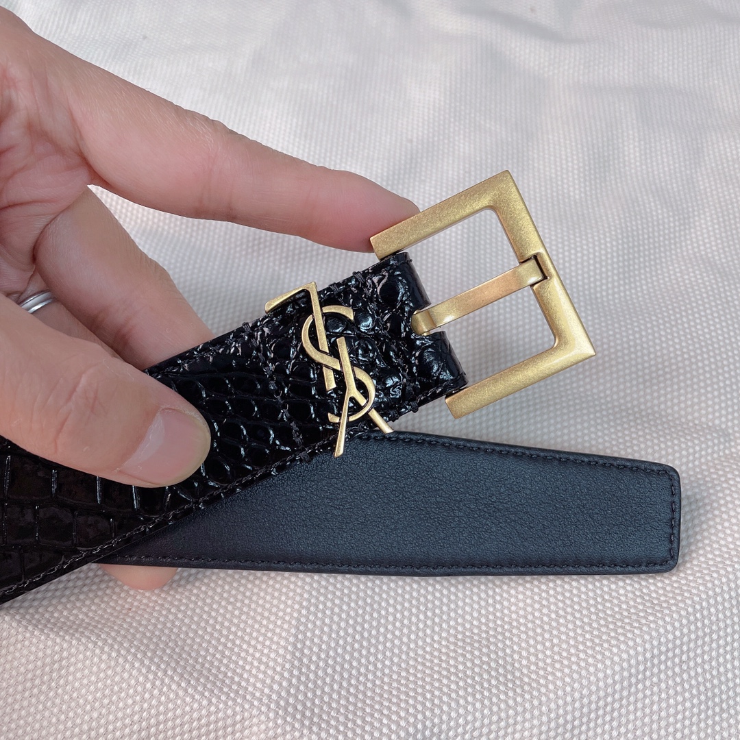 Female Leather Belt Top Grain Leather M