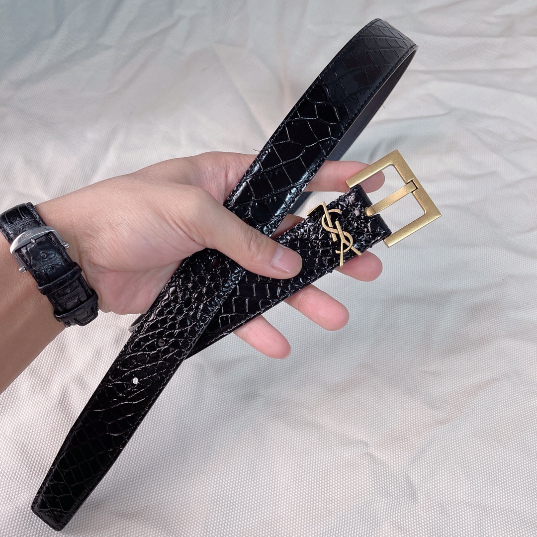 Female Leather Belt Top Grain Leather M