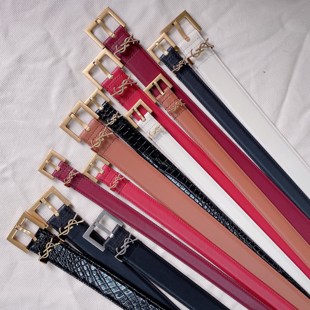 Female Leather Belt Top Grain Leather M